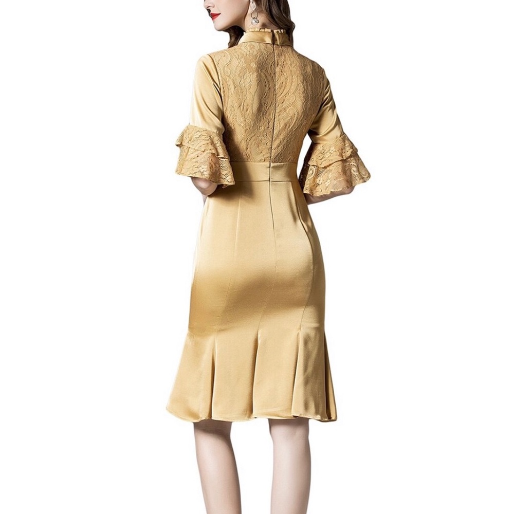 BURRYCO Mini Dress YELLOW/GOLD - Picture 6 of 15